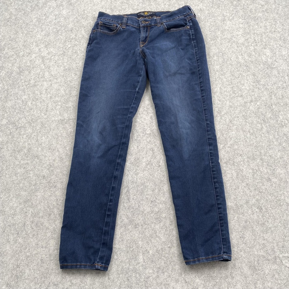Lucky Brand Charlie Legging Jeans Womens 6 (28x26) Blue Med Wash Stretch